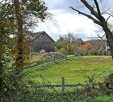 A Typically Rural and Bucolic Rhode Island Farm - Autumn by Jack McCabe