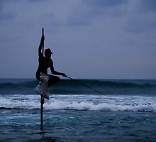 Stilts Fishing by Shutta