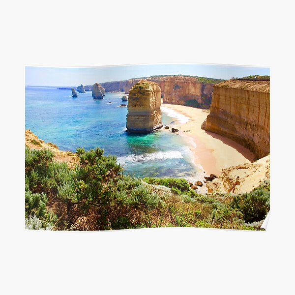 The Twelve Apostles Poster By Samsgallery Redbubble