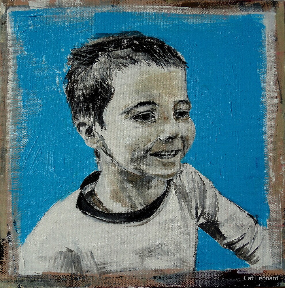 5 grandkids by Cat Leonard - flat,1000x1000,075,f