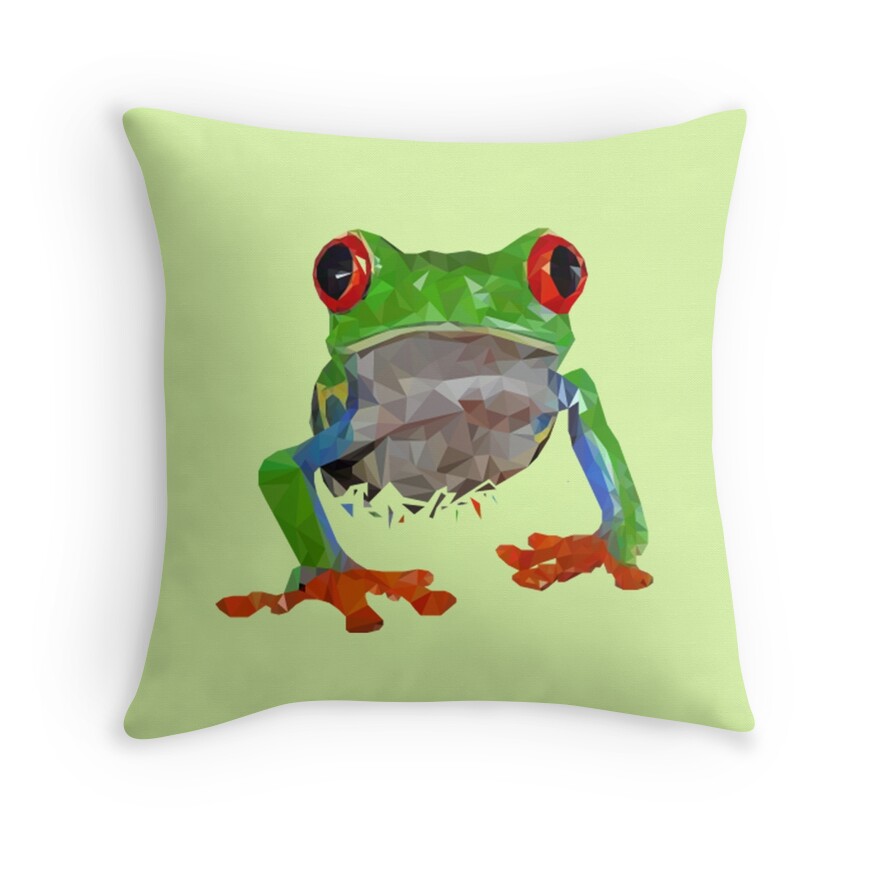 cute frog pillow