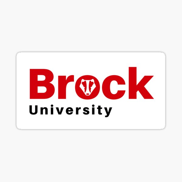 Brock University Stickers Redbubble