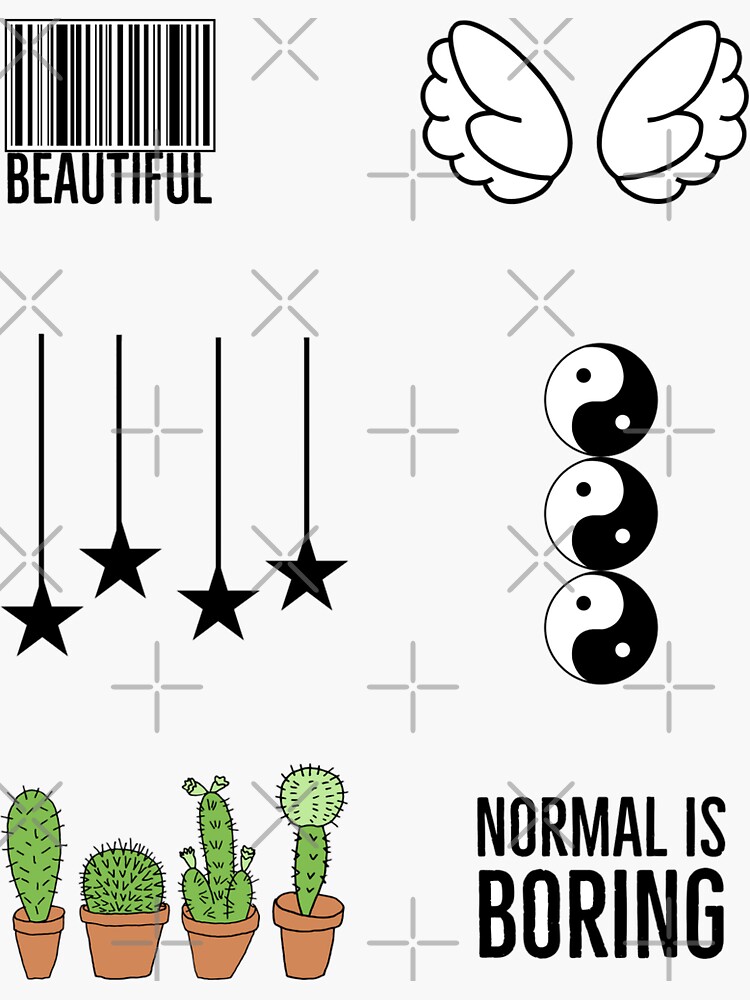 Sticker Pack V Sticker By Tristahx Redbubble