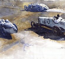 Start Italian GP 1923 Monza by Yuriy Shevchuk