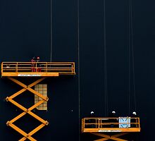Paris - Men at Work by Jean-Luc Rollier