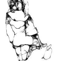 scribbler 'on bended knee' by Ellen Keagy
