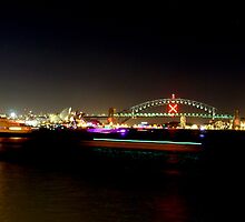 Neon harbour by Paige
