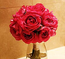 Colourful arrangement by Rebecca Nicolandos