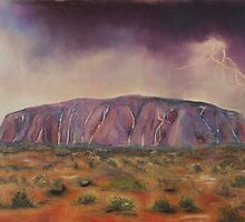 Ayers Rock - Central Australia by Cheryl White
