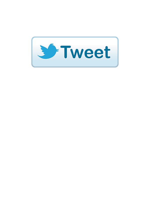 "Twitter Tweet Button Shirt" Stickers by likebutton Redbubble