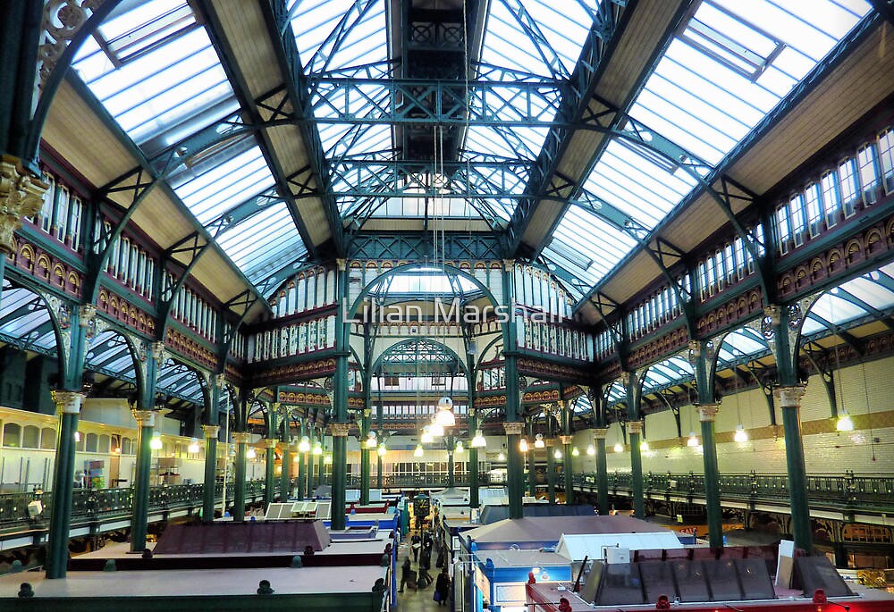 "Leeds Indoor Market." by Lilian Marshall Redbubble