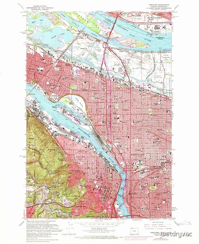 Portland Topographic Map Elevation Terrain - vrogue.co