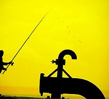 Le Havre - Fishing in troubled water. by Jean-Luc Rollier