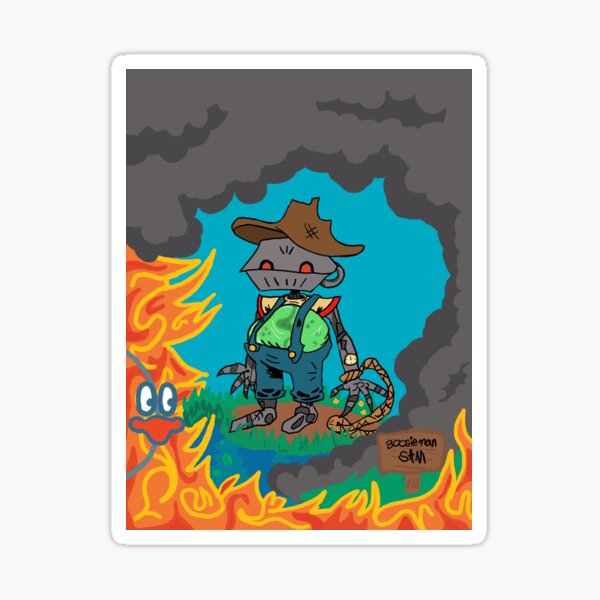 Boogieman Sam King Gizzard And The Lizard Wizard Fan Art Sticker For