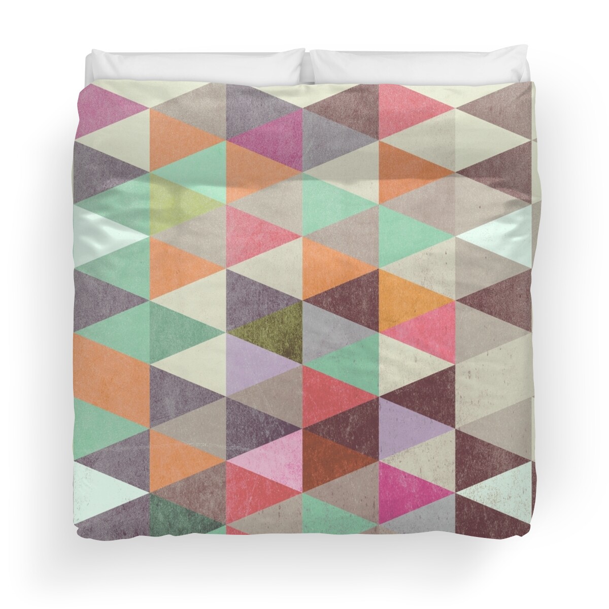 "Triangles XXII" Duvet Covers by metron Redbubble