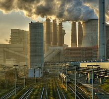 Power Station, Germany. by David A. L. Davies