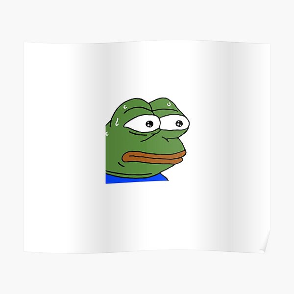 Pepe The Frog Meme Poster For Sale By Loremaster Redbubble