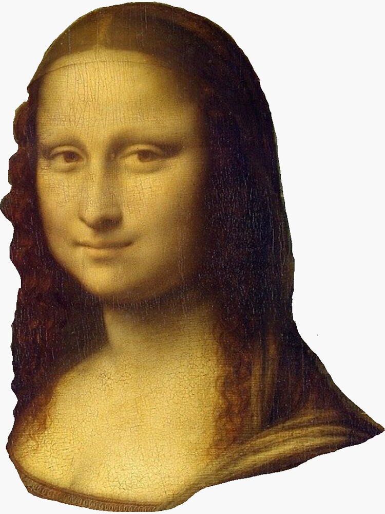 Mona Lisa Leonardo Da Vinci Sticker For Sale By Aprg Redbubble