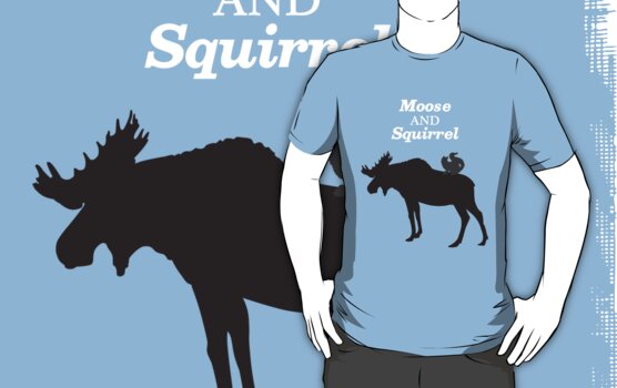 moose and squirrel supernatural shirt