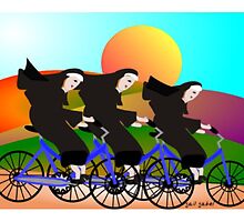 Nuns On Bikes by gailg1957