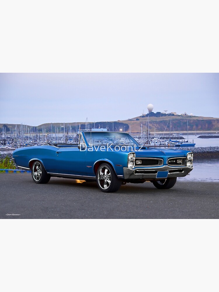 1967 Pontiac GTO Convertible Poster By DaveKoontz Redbubble