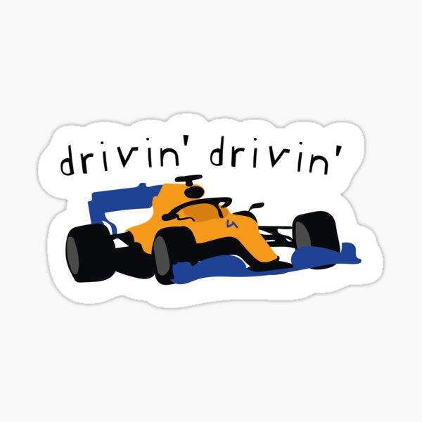 Lando Norris Drivin Drivin F Sticker For Sale By