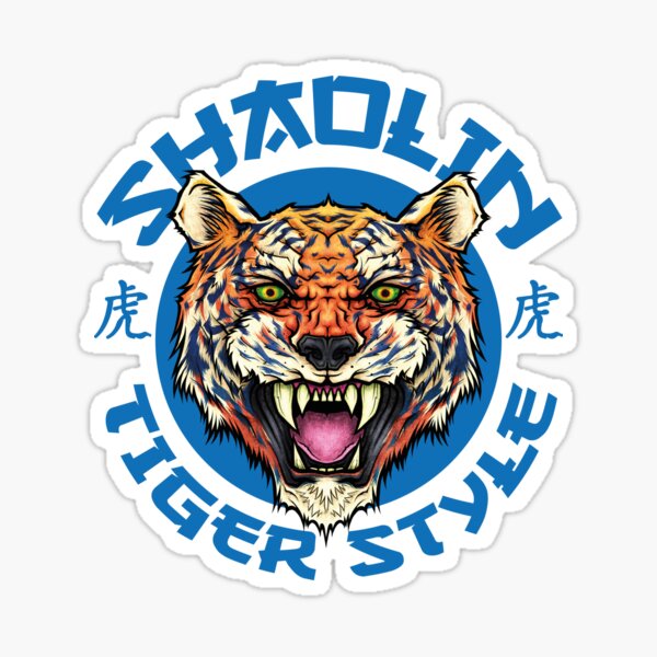 Shaolin Tiger Style Kung Fu Full Colour Sticker For Sale By Hetch