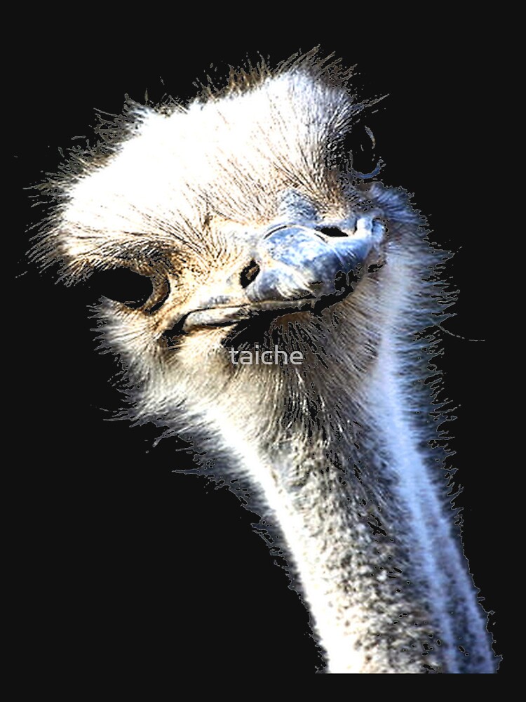 Ostrich Face With Goofy Expression T Shirt By Taiche Redbubble