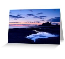 Bamburgh Castle - Pre Dawn Greeting Card