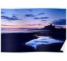 Bamburgh Castle - Pre Dawn Poster