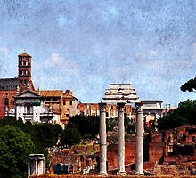 Temple of Castor and Pollux, The Forum, Rome by buttonpresser