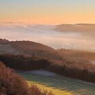Temperature inversion - Scout Scar, Kendal by Dave Lawrance
