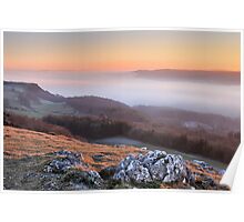 Scout Scar, Kendal - Temperature inversion Poster