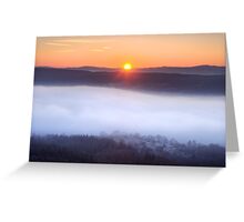 The inevitable sunset Greeting Card