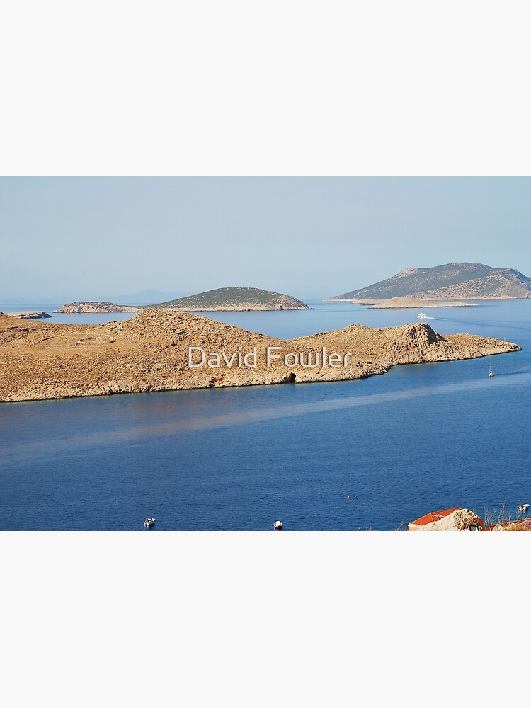 Emborio Harbour Halki Island Premium Matte Vertical Poster Sold By