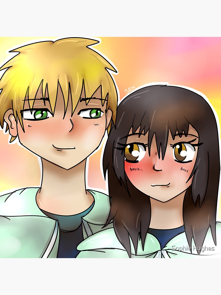 Misaki And Usui Maid Sama Sticker For Sale By Sophieowls Redbubble