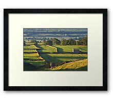 Morning Light near Askrigg - Yorkshire Dales Framed Print