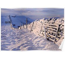 Winter on The Helm - Cumbria Poster