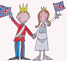 Kate and William Royal Wedding by AndyLanhamArt