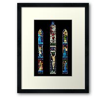 East Window, St James Church, Staveley, Cumbria Framed Print