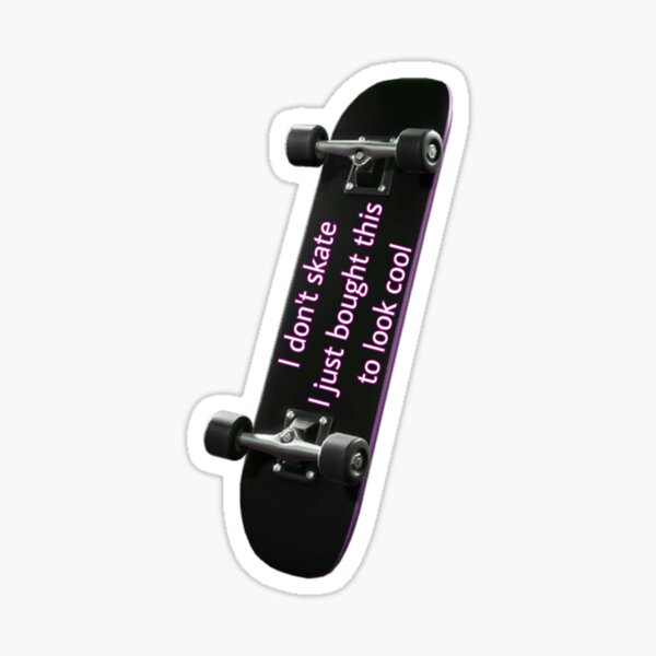 Aesthetic Skateboard Sticker Sticker By Ariilea Redbubble