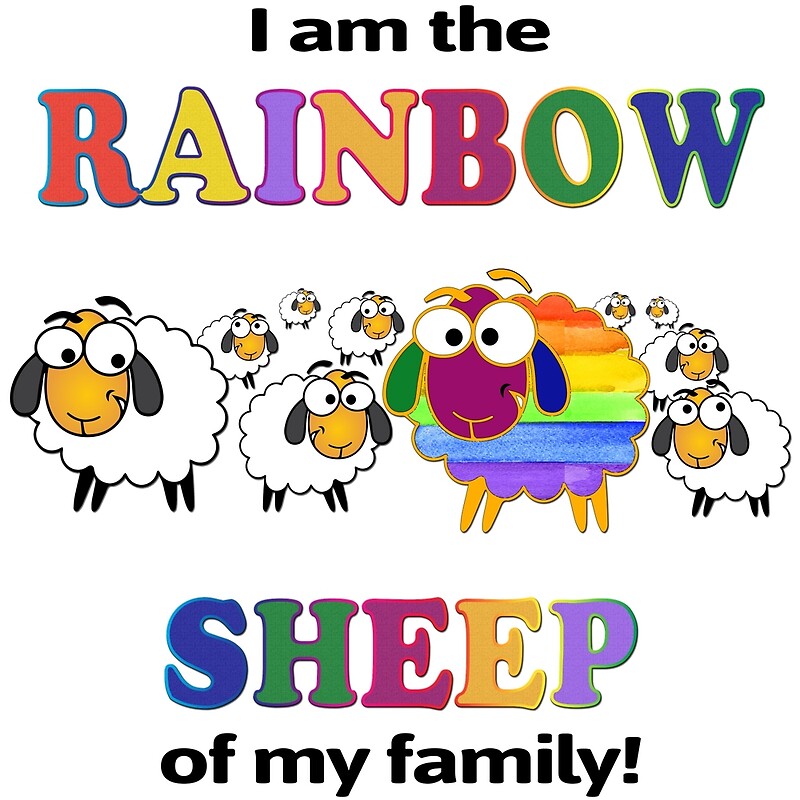"Rainbow Sheep" by FUGear Redbubble