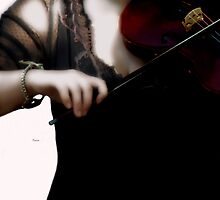 The Fiddle Player in Violin Concerto A minor Grunge by ArtbyDigman