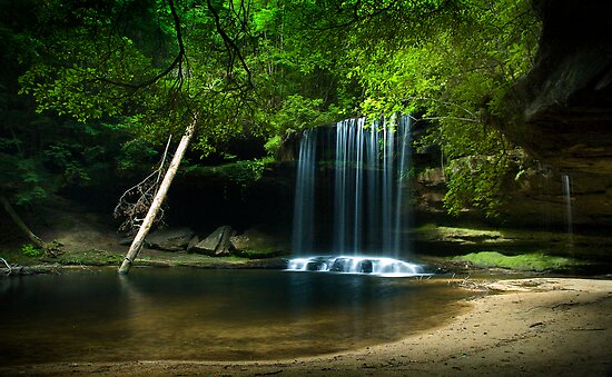 Upper Caney Creek Falls by