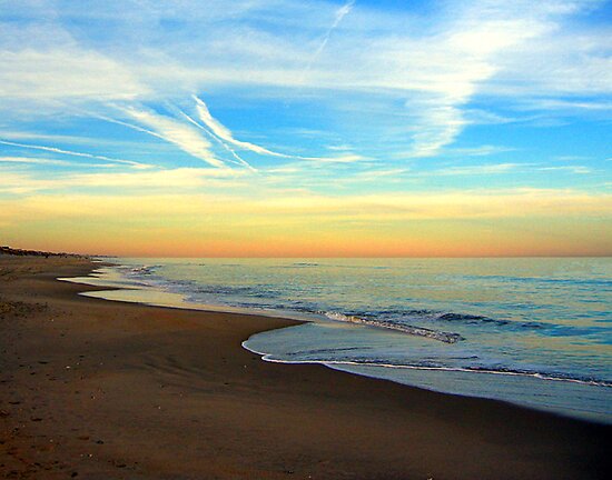 Beach, Sunset, Ocean Sands, beach sunset landscapes. Beach, Sunset, Ocean Sands,