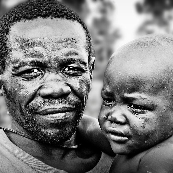 Street Photography: Pygmy Father & Child Street Photography: Pygmy Father & Child