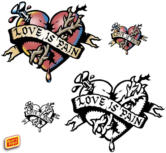 Love And Pain. Love Is Pain by OscarEA