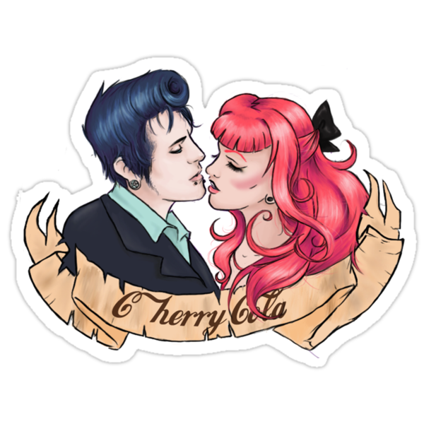 Rockabilly dating sites??? Work.5060278.3.sticker,375x360.cherry-cola-rockabilly-love-v1