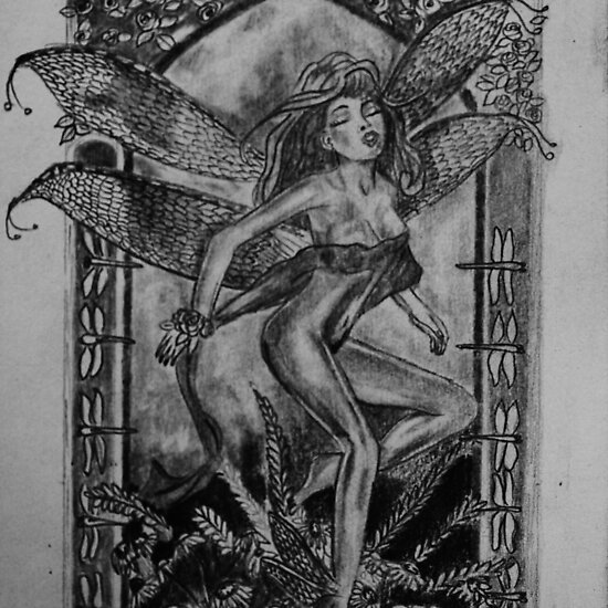 dragonfly art pictures. Dragonfly Fairy - art nouveau