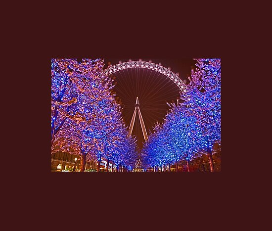 wallpaper london eye. London Eye at night by vadim19